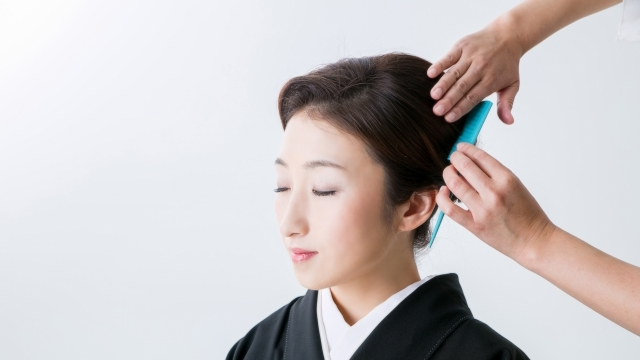 着物（和装）のヘアスタイル