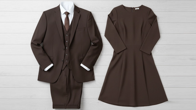 お葬式で避けた方がよい茶色のスーツとブラン系のワンピース