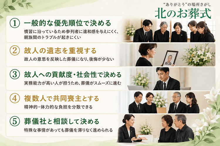 喪主の決め方