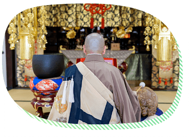 安心定額でご寺院様のご紹介も承っております